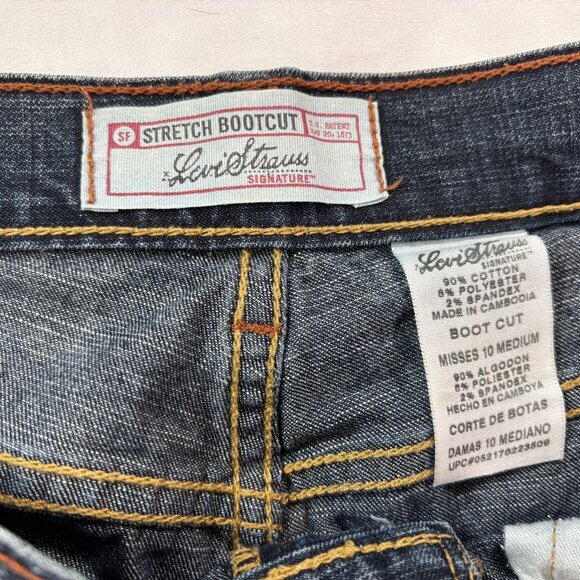 Levi Strauss Signature Stretch Bootcut Jeans‎ 10  Lot A - Picture 2 of 5